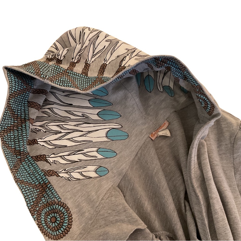 Mara Hoffman Patterned Wrap Hooded Sweatshirt - image 8